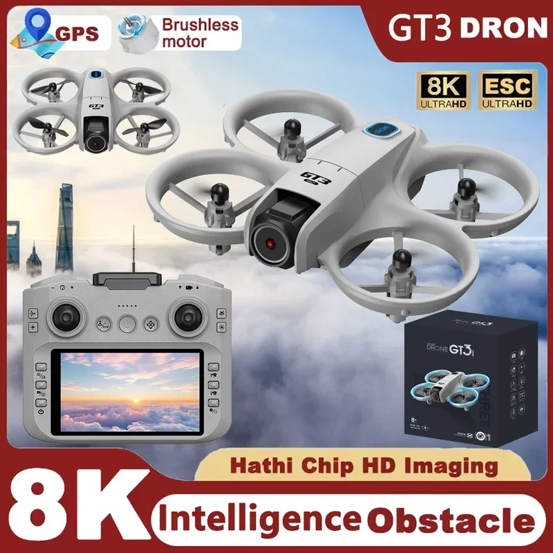 Drone Gimbal 3 Axis - Nowy Mini Dron GT3 Rc Quadcopter