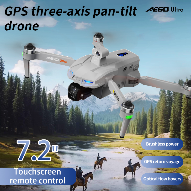 Dron 2025 AE60 URTLA GPS z kam – Drone Gimbal Mount recenzja i cena