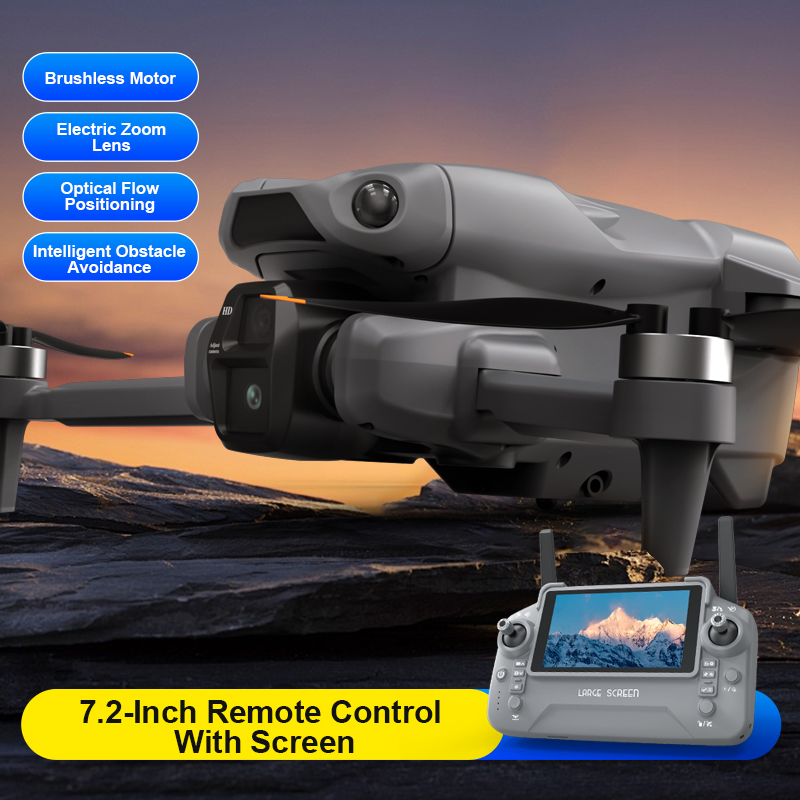 Zdjęcia lotnicze z drona LF682 – Drone Gimbal Brushless recenzja i cena