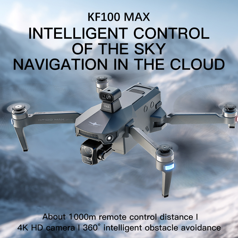 Dron GPS KF100 MAX Kamera 4K 3 – Drone Gimbal Brushless recenzja i cena