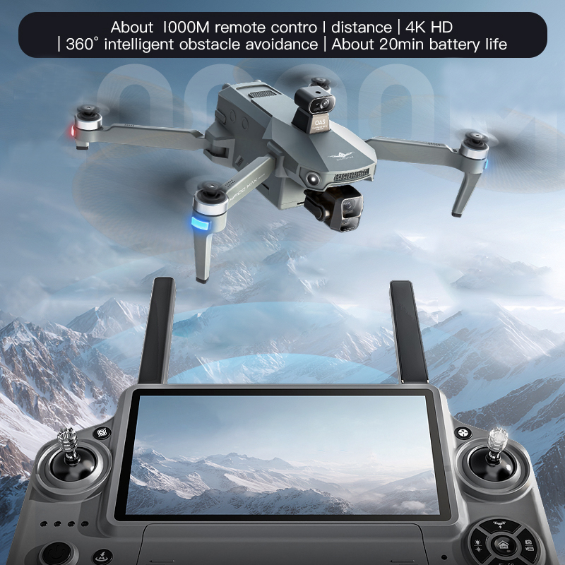 Dron GPS KF100 MAX Kamera 4K 3 – Drone Gimbal Brushless recenzja i cena