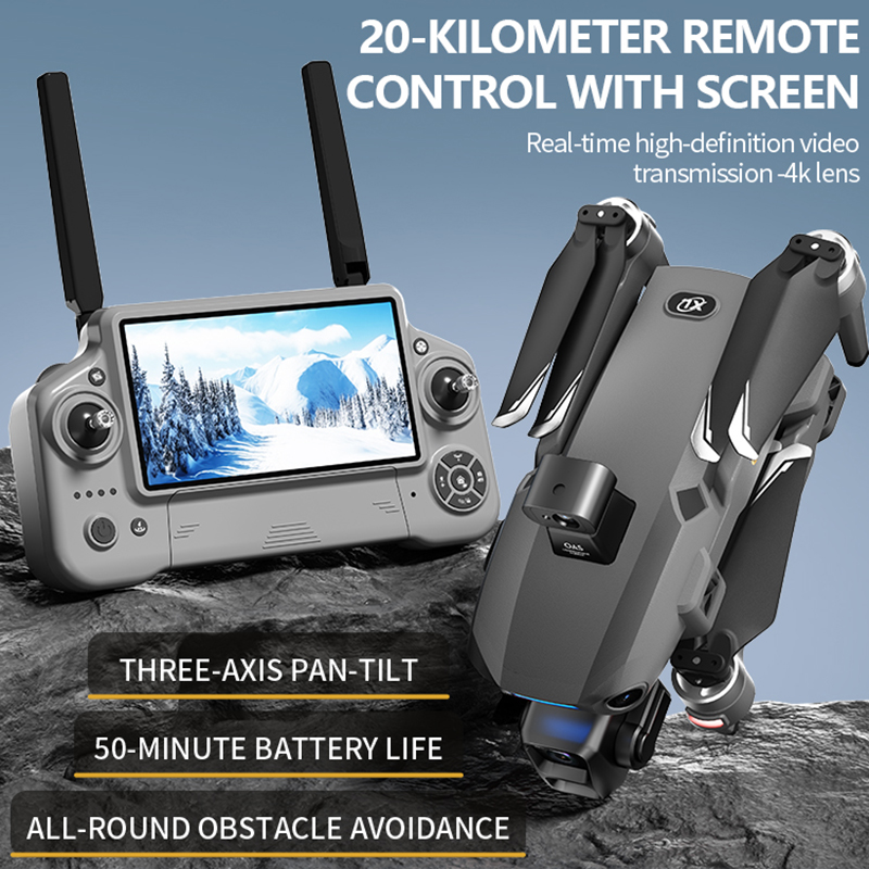 Nowy dron z podwójną kamerą 8K – Drone Gimbal Brushless recenzja i cena