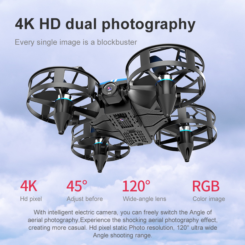 Nowy Mini Dron 812PRO profesjo – Drone Gimbal 2 Axis recenzja i cena